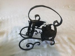 Porte bouteille en fer forgé