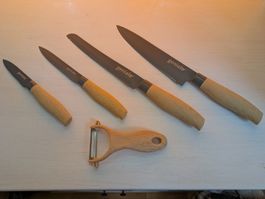 Messer Set Genialo mit Sparschäler 5 Teile original verpackt