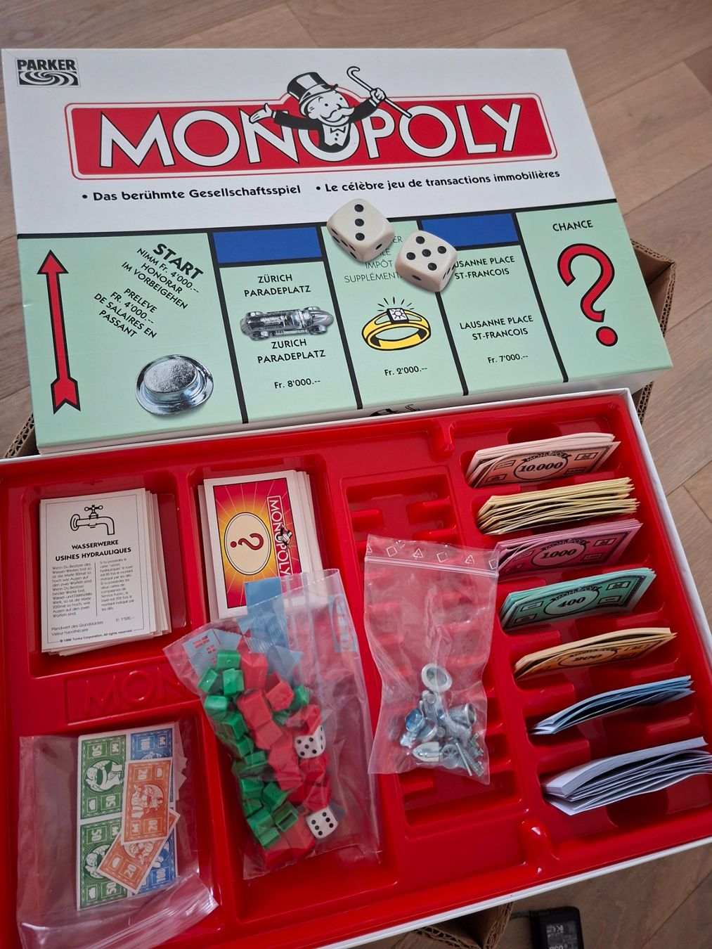 Parker Spiele: Monopoly Schweizer Edition – Gebraucht aus Obfelden von pet_s6bs 1