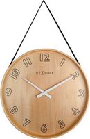 Loop Big Uhr Wanduhr Schwarz Holz