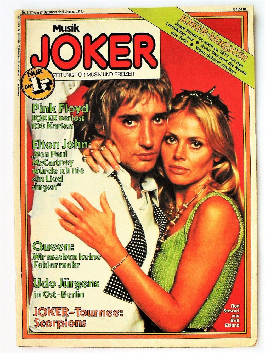 Zeitschriften & Magazine: MUSIK JOKER HEFT 1977 – Gebraucht aus Zürich von erfreut01