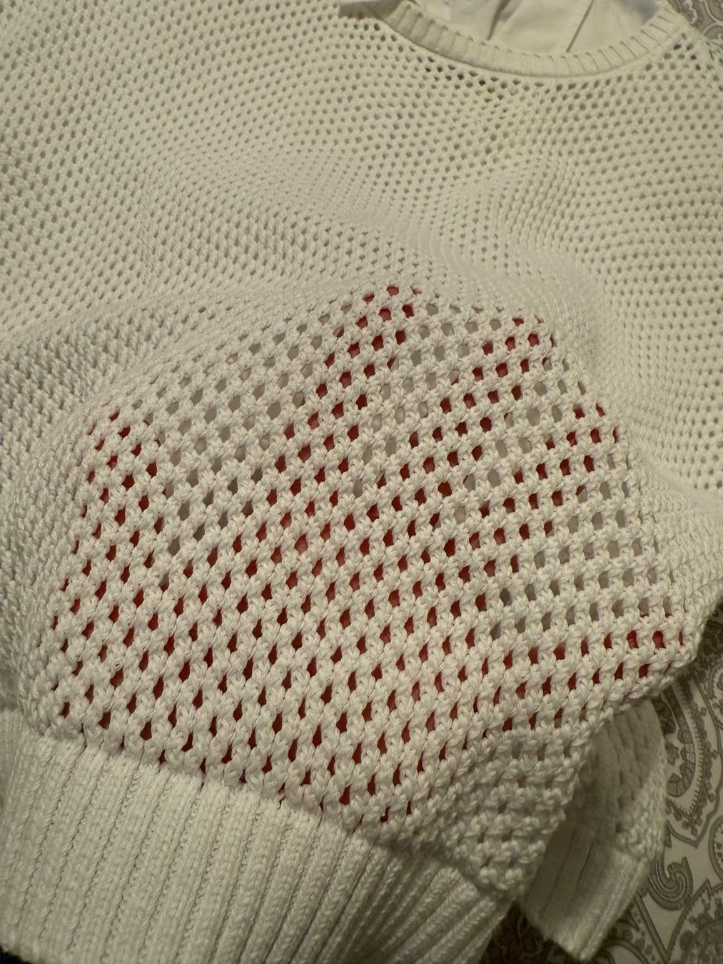 Camicette: Street One Sommer Strickpullover mit Hemd Kragen, Gr. 40 – Usato da Winterthur venduto da Lumi11 3