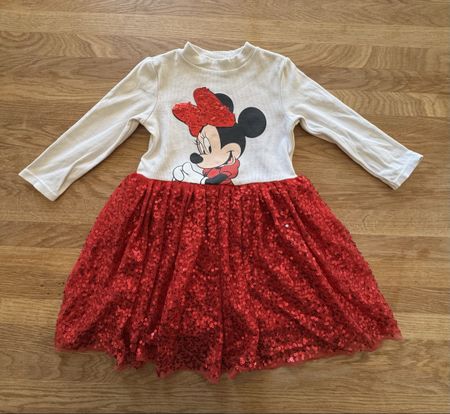 Kleid Minnie Mouse Disney C&A Rot 98cm 3J