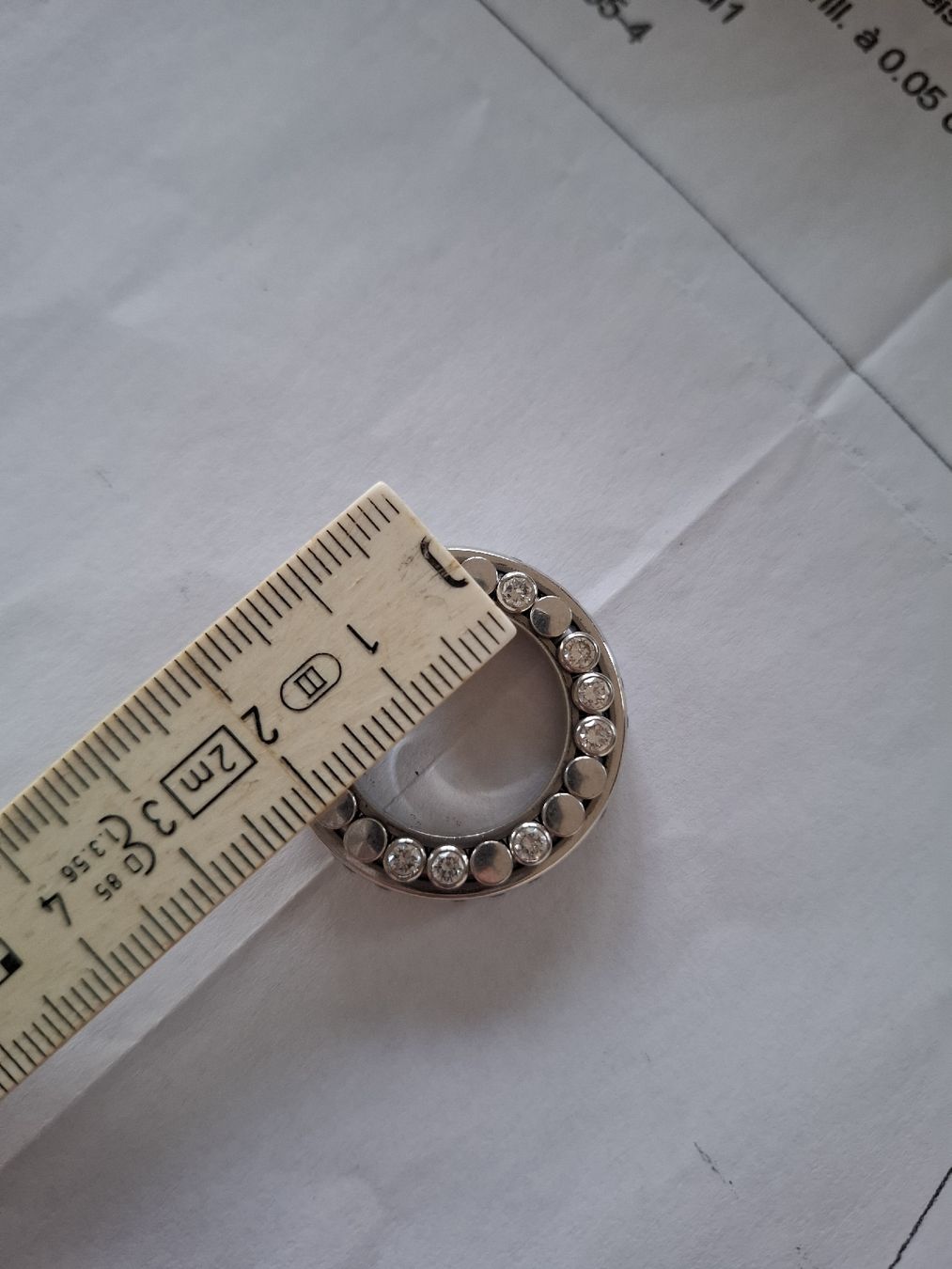 Bucherer Anelli: Dizzler Damenring Bucherer mit Diamanten  weissgold – Usato da Buochs venduto da LUINO7 4