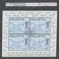 2000 "NABA 2000 St. Gallen", Kleinbogen, ET - Stempel