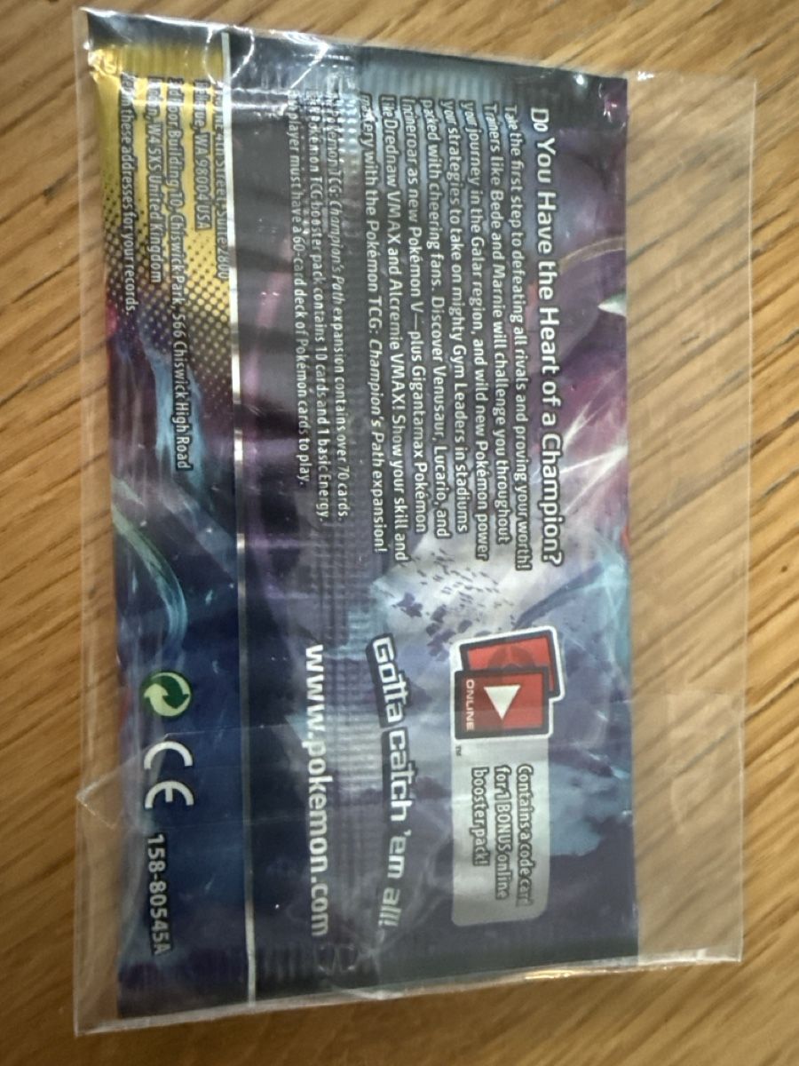Pokémon Carte collezionabili: Booster Pokémon champions path – Nuovo e nell'imballaggio originale da Martigny venduto da Jul_Favre 1