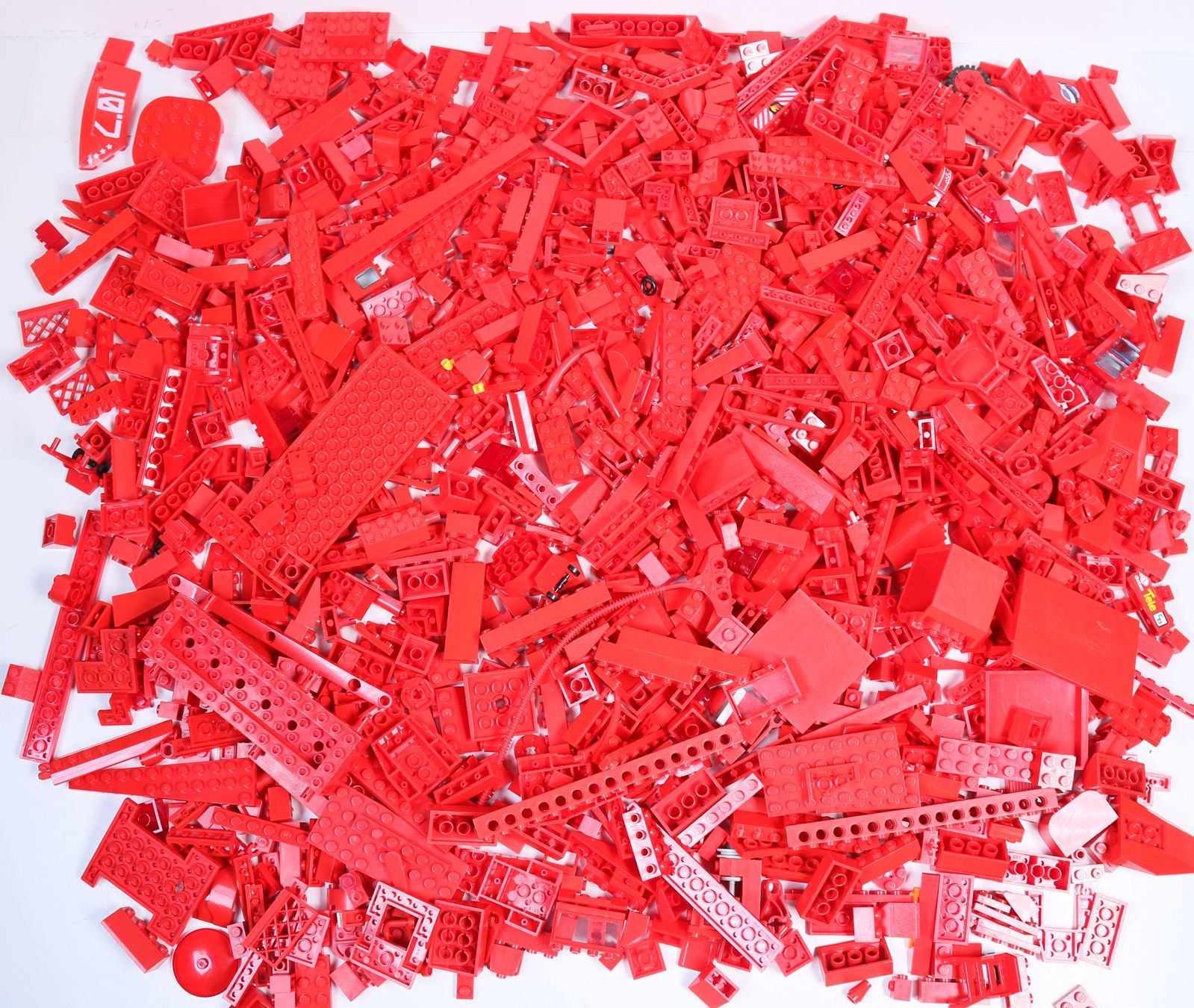 Lego Baukästen: 1.5 kg. rote Legoteile – Gebraucht aus Hettlingen von Scholi99