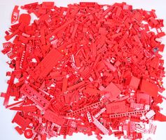 1.5 kg. rote Legoteile