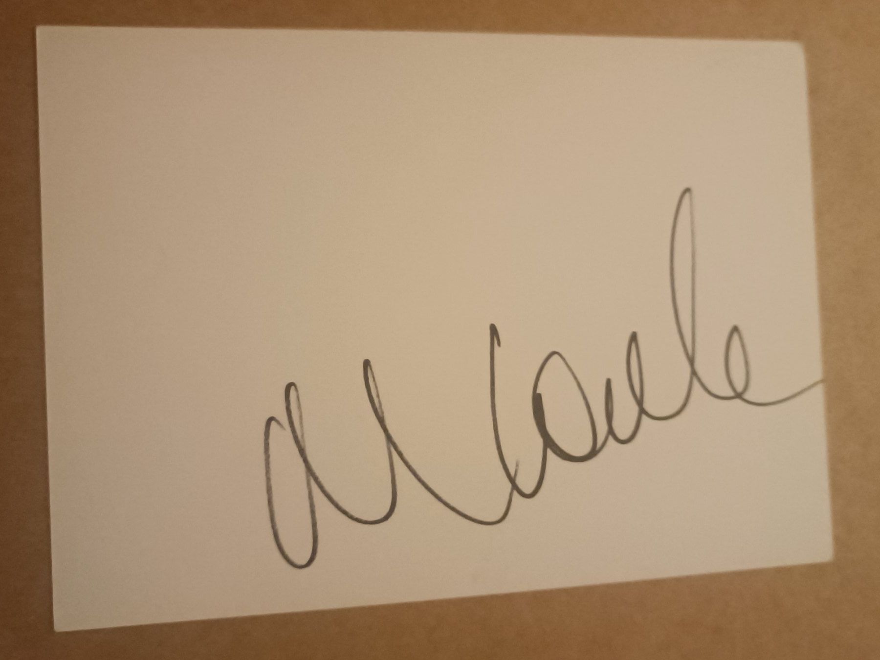 Autografi: Martín Jaite - Tennis - handsigniert – Usato da Menziken venduto da Artographs