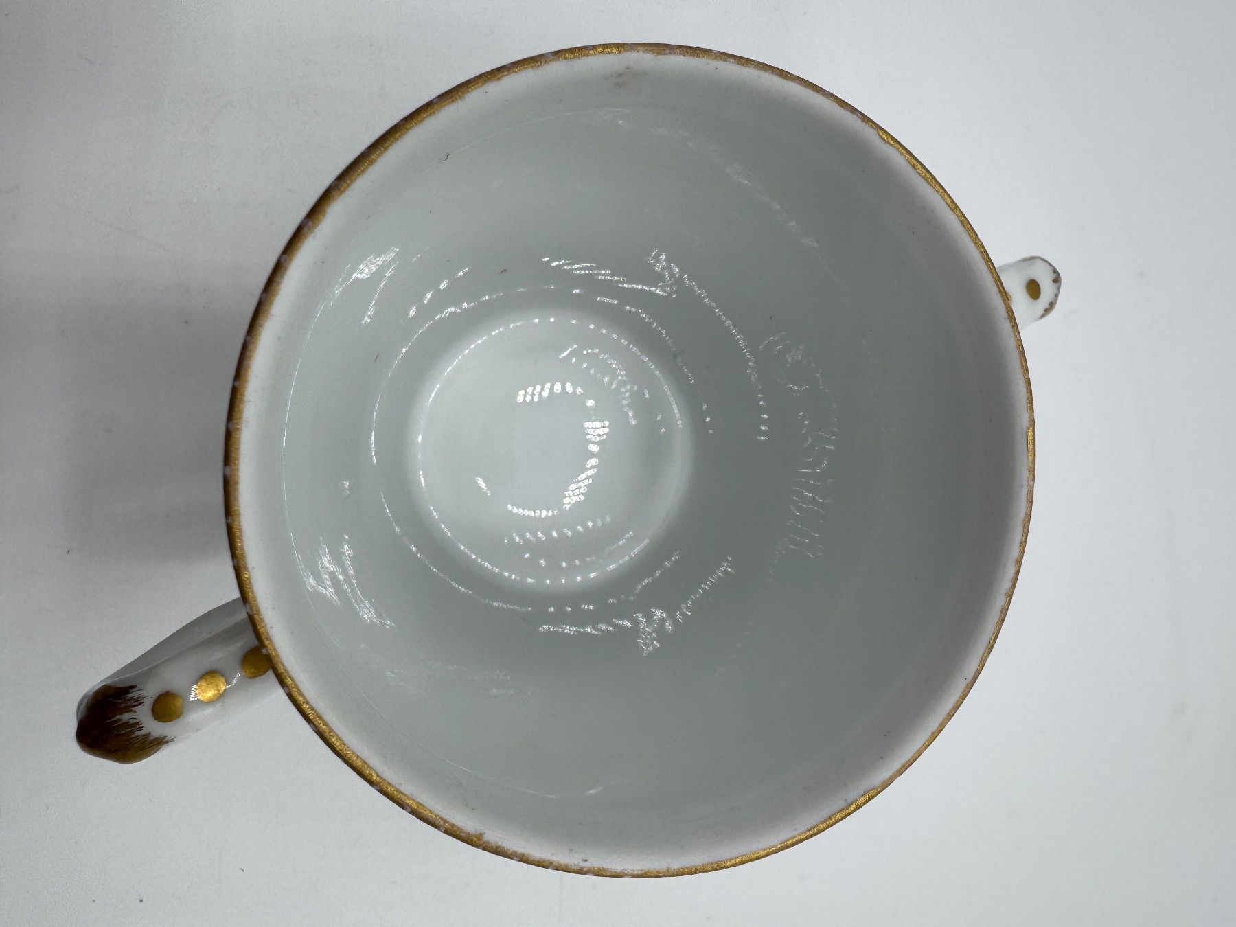 Tasses: Tasse mit Blumenmuster Goldrand – D'occasion à Sachseln par BONATI01 4