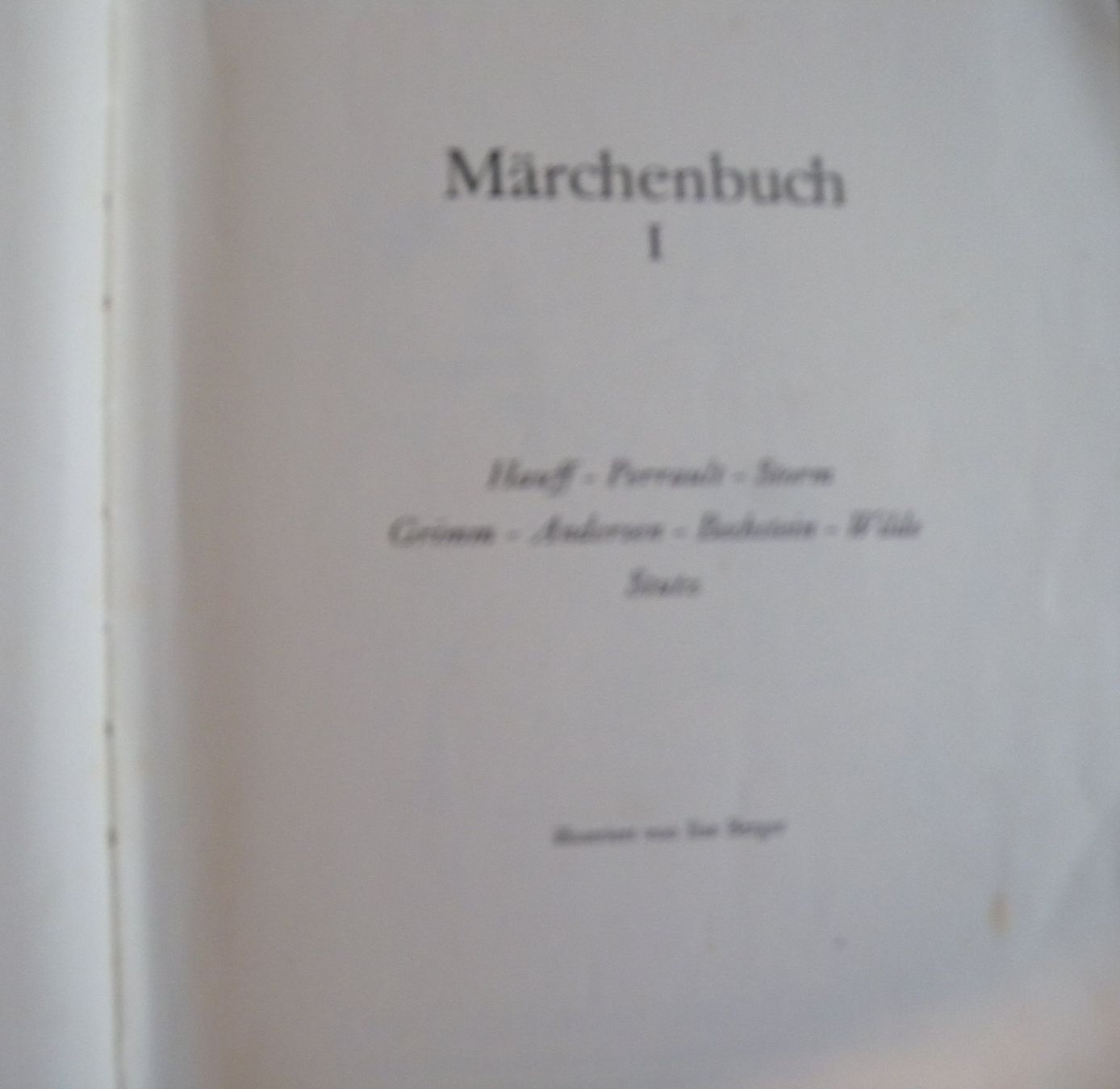 Libri: Märchenbuch I, illustriert, Hauff/Grimm – Usato da Hauenstein venduto da davia72 1
