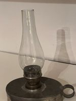antike Oellampe, Zinn,Höhe 20cm, (Gratis Versand)