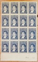 Argentina - 16 Marken Bogen ** Marco M. de Avellaneda, 1941