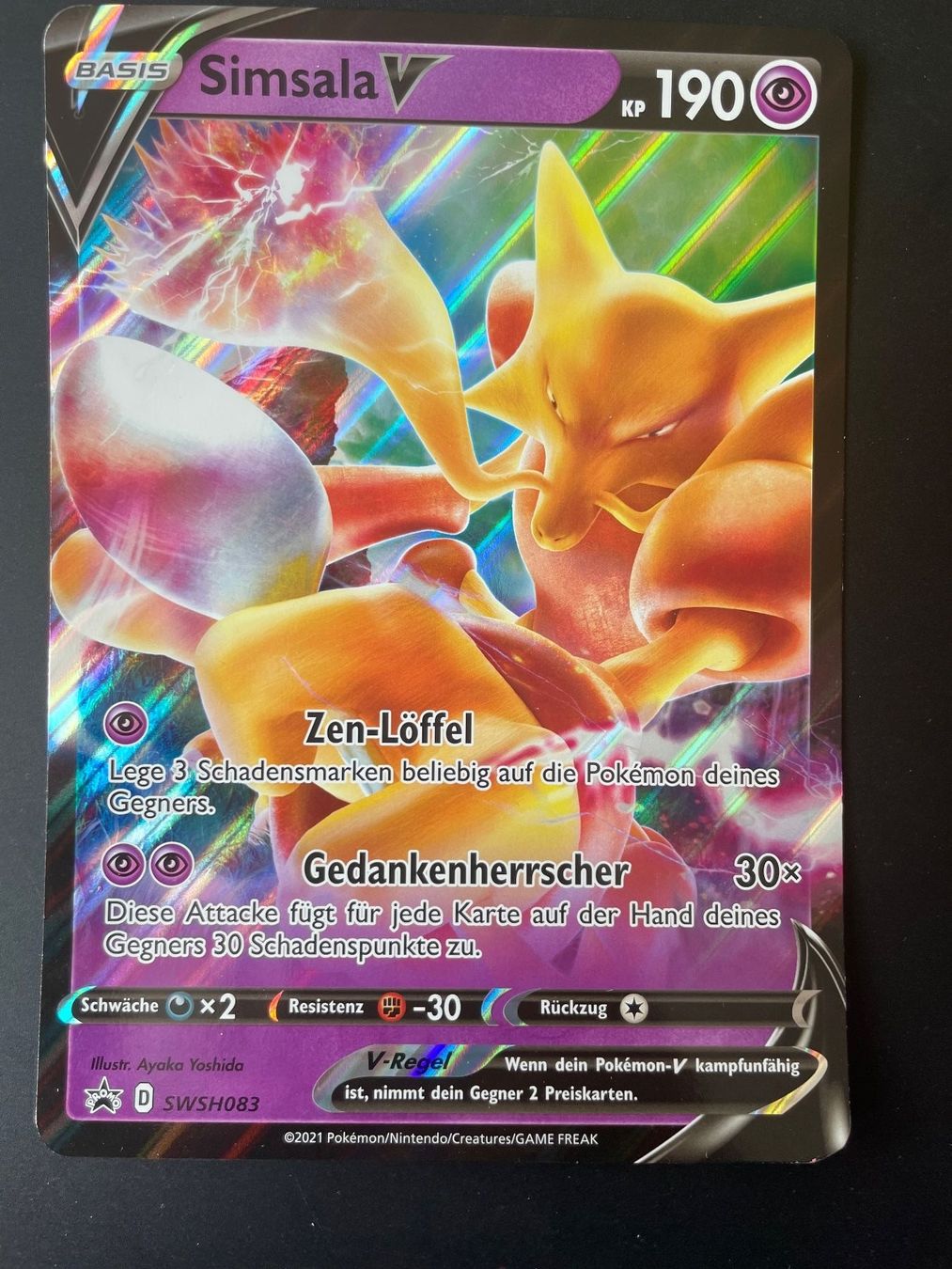 Pokémon Carte collezionabili: Simsala V - Promo - SWSH083 - XXL - de – Usato da Hütten venduto da yve_tf69