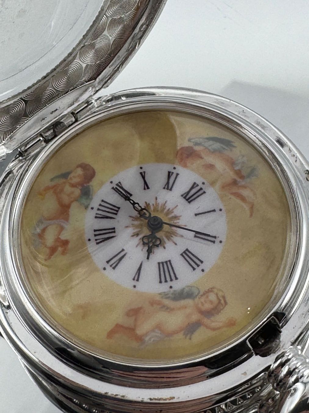 Uhren: Taschenuhr mit Engelmotiv – Gebraucht aus Sachseln von BONATI01 3