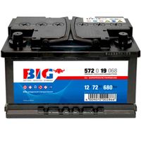 BIG Starterbatterie 12V 72Ah links