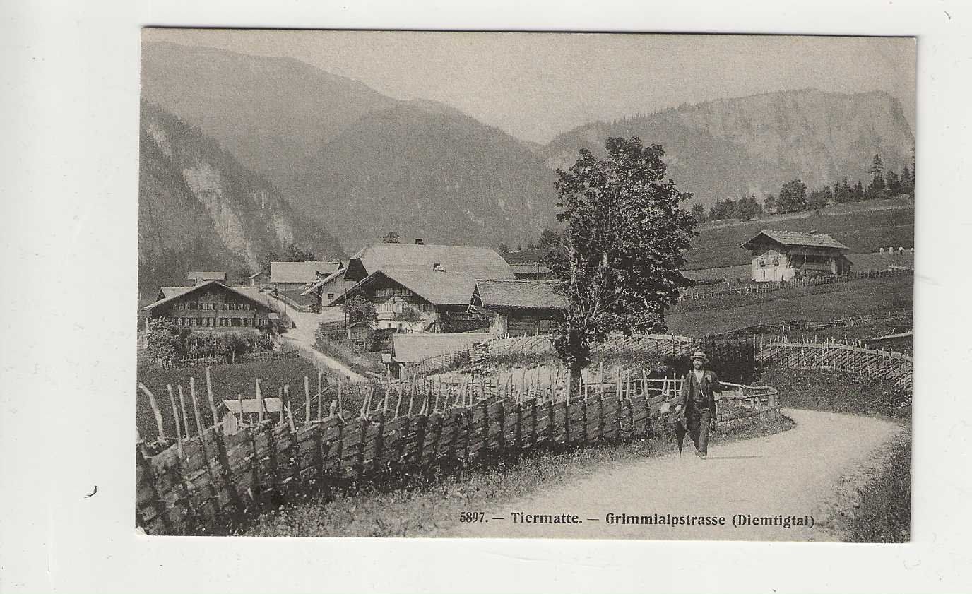 Cartoline postali: Schwenden-Tiermatte 1915 – Usato da Spiez venduto da Niesen20