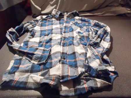 Hemd Grösse 152, H&M, kariert, blau/grau