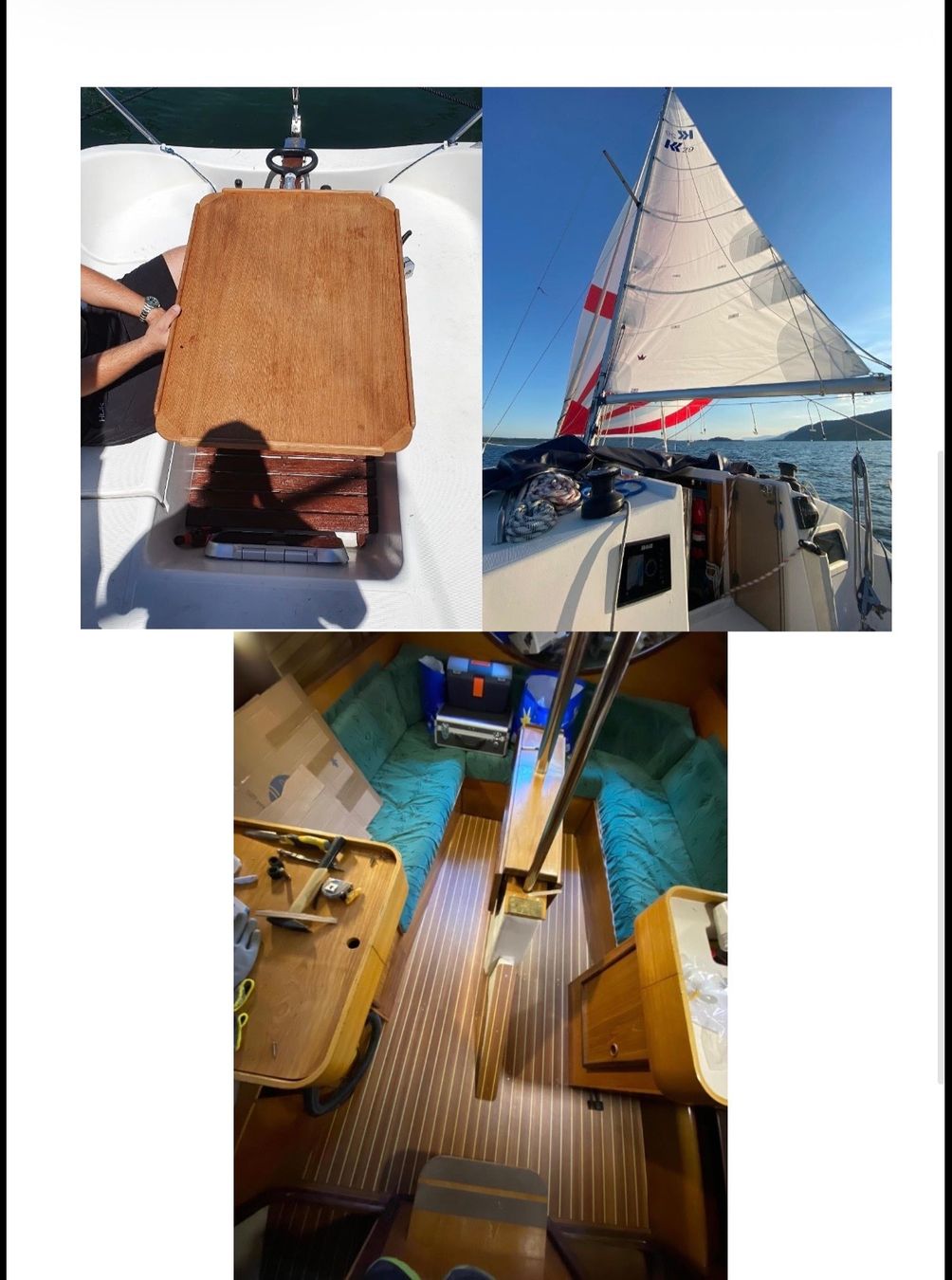 Boote: Segelboot Kelt 29 mit defektem Mast – Defekt aus Solothurn von Eduka72 5