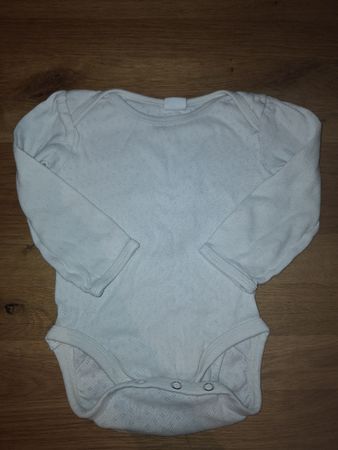 Baby Body langarm weiss