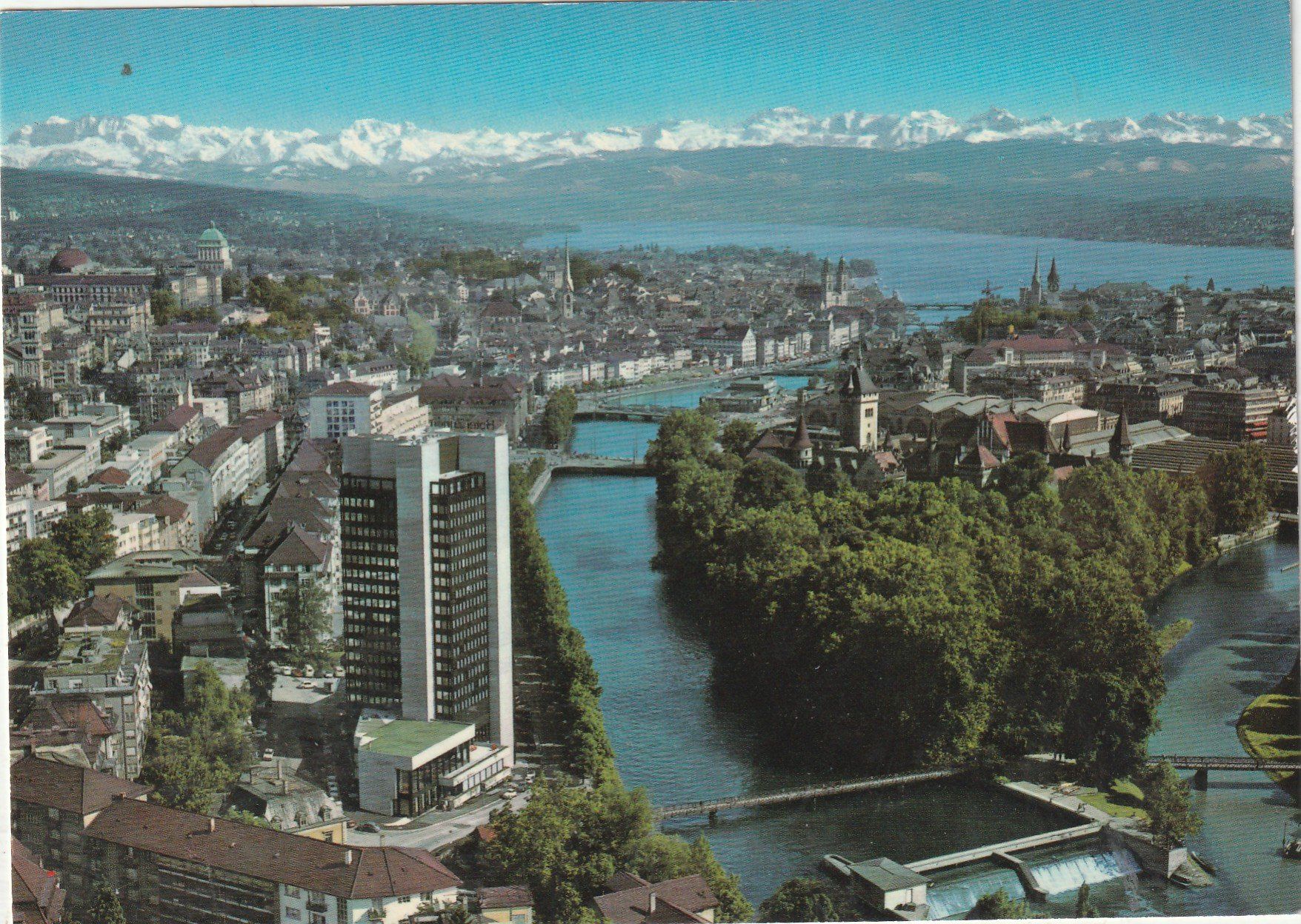 Cartoline postali: Zürich Hotel Zürich – Usato da Lumbrein venduto da made02