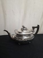 teekanne mit Henkel 20 cm hoch 23 cm versilbert