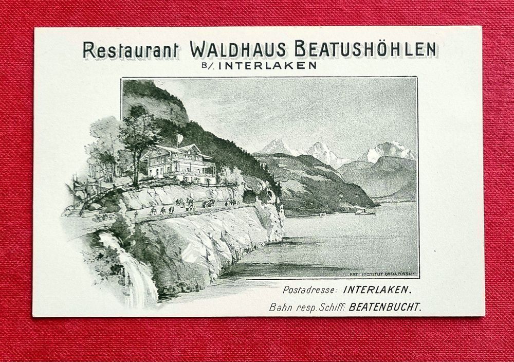 Beatushöhlen - Restaurant Waldhaus - Beatenbucht (Gebraucht) in ...