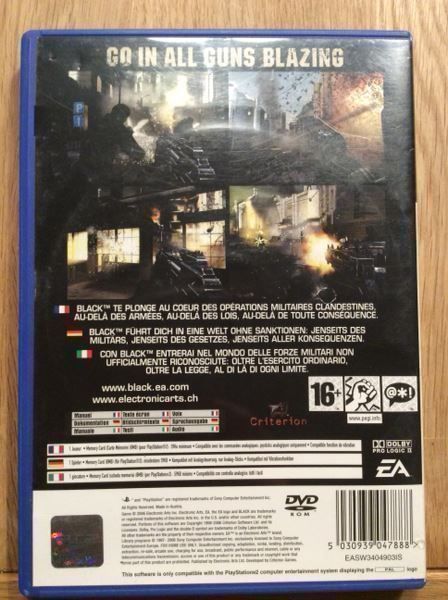 Sony Giochi: Black für Sony PlayStation 2 – Usato da Kestenholz venduto da Inna09 1