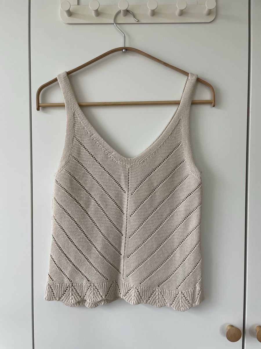 Top: Strick-Top - luftig-leicht - Gr. XS - beige - – Usato da Neukirch an der Thur venduto da bee88 1