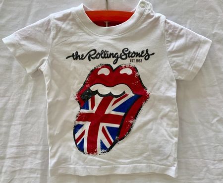 Superbe collector 2012 t-shirt bébé ROLLING STONES t.74