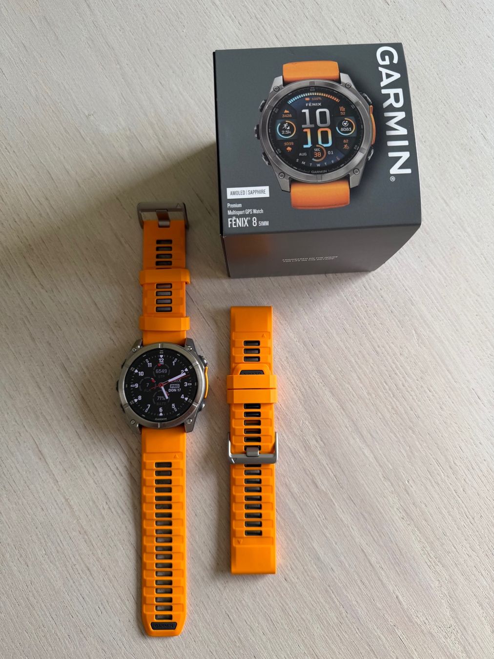 Fenix Smartwatch: Garmin. Fenix 8 AMOLED 51mm – Usato da Pratteln venduto da Truck2