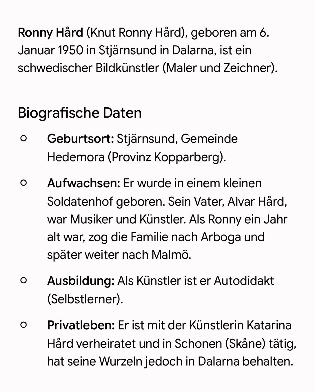 Dipinti: RONNY HÄRD (1950) – Usato da Grosshöchstetten venduto da Perle1951 5