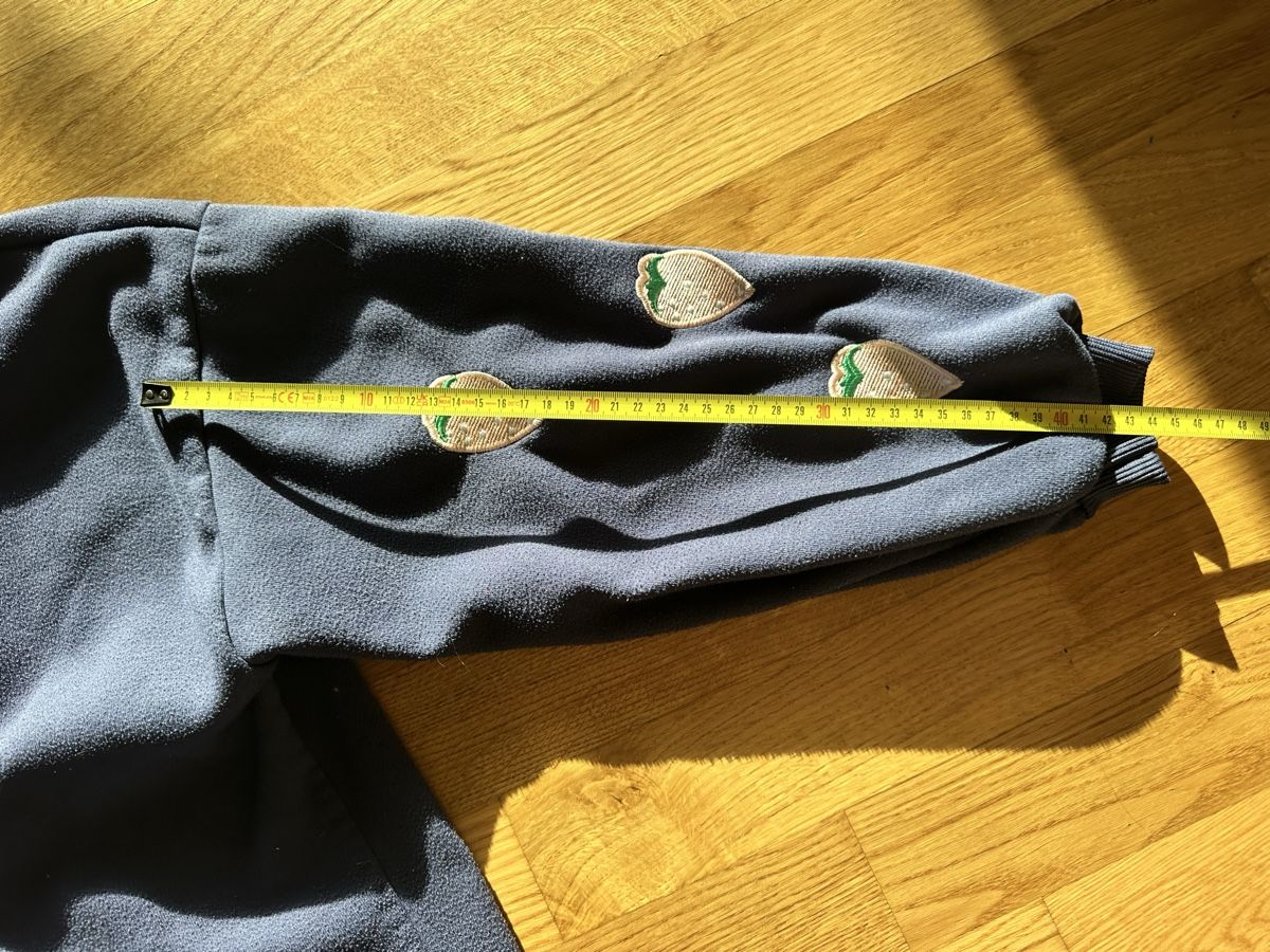 Maglioni & Felpe: Kapuzenpullover blau mit Erdbeer-Applikation  – Usato da Buchs SG venduto da Rachelsteiner 2