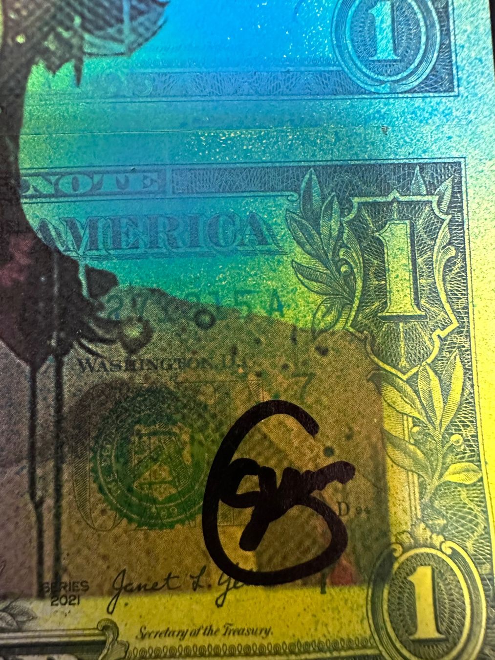 Dipinti: SMG: Bubble Monroe, Geldkunst, Echte Dollars, UNIKAT – Nuovo (secondo la descrizione) da Meilen venduto da Smgdesign 2
