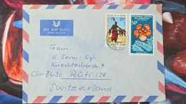 CL32 Enveloppe + Timbre Cameroun 1974