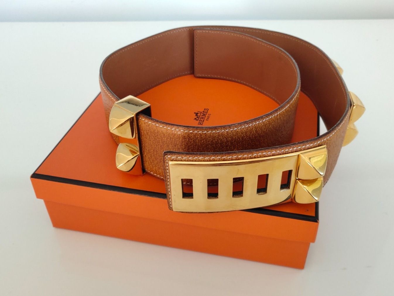 Hermès Cinture: Hermes Collier de Chien Gürtel – Usato da Meilen venduto da Aphrodite87 1