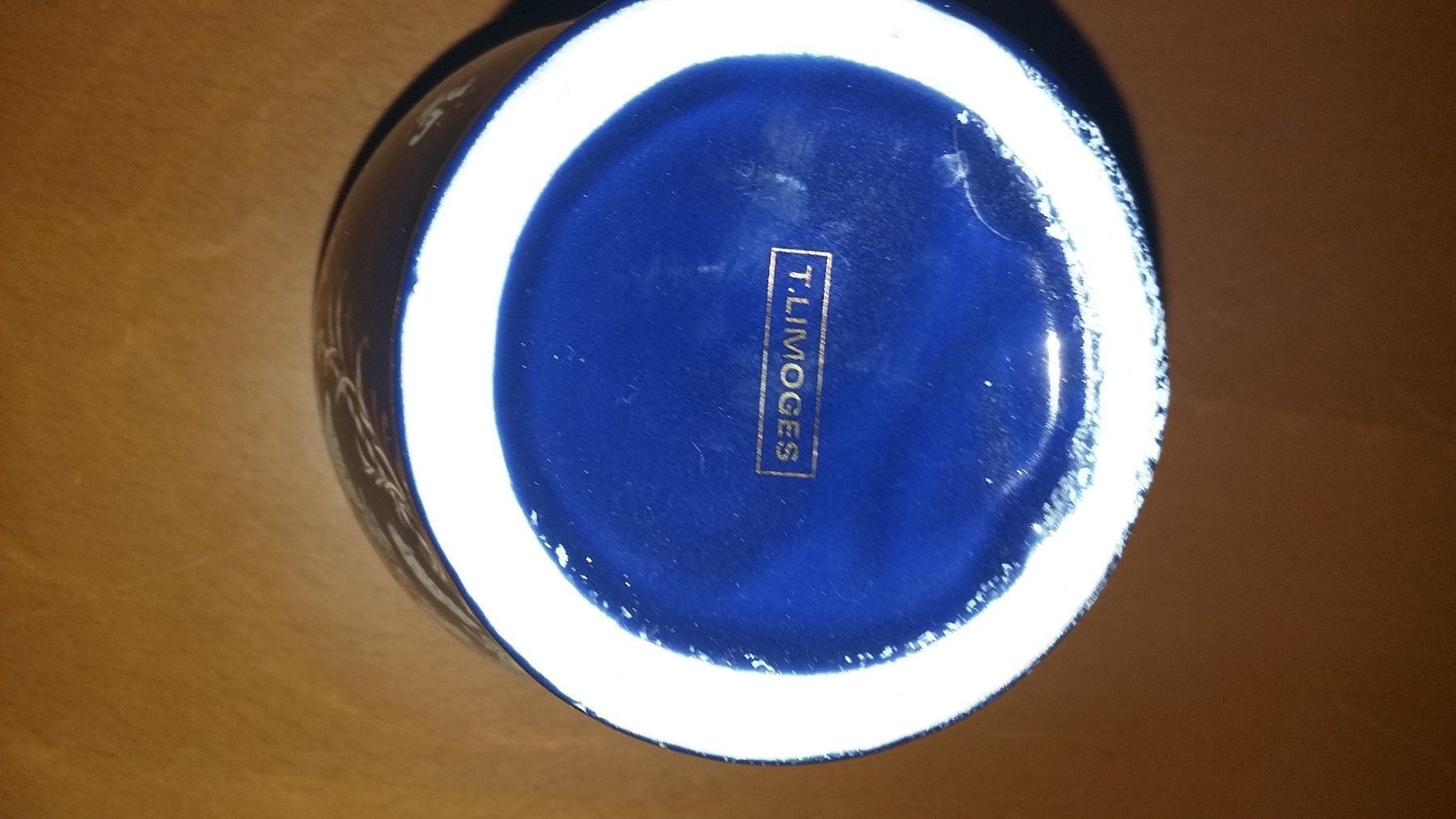 Vasen & Gefässe: T.Limoges golden Cobalt Vase – Gebraucht aus Bern von Imamrashed 8