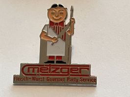 1 Pin Metzger Fleisch und Wurst Gourmet Party Service