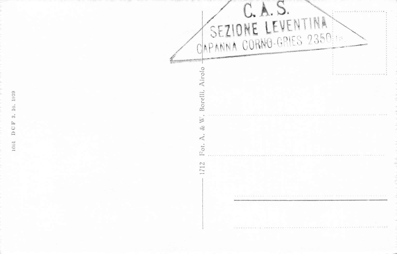 Cartoline postali: Ghiacciao del Gries Leventina – Usato da Biasca venduto da Blenio71 1