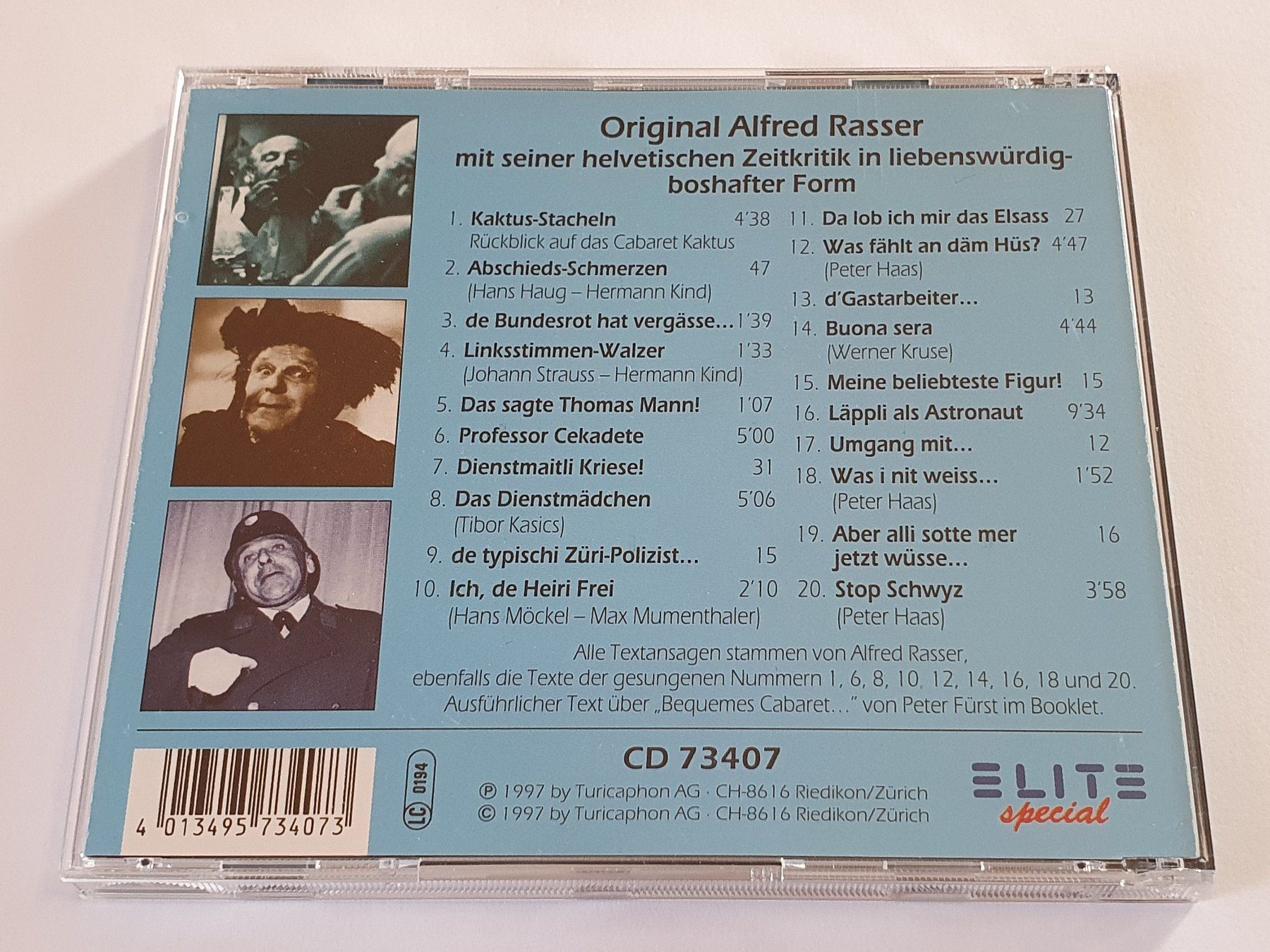 CDs: Alfred Rasser - Original | CD – D'occasion à Dietlikon par Skylab007 1