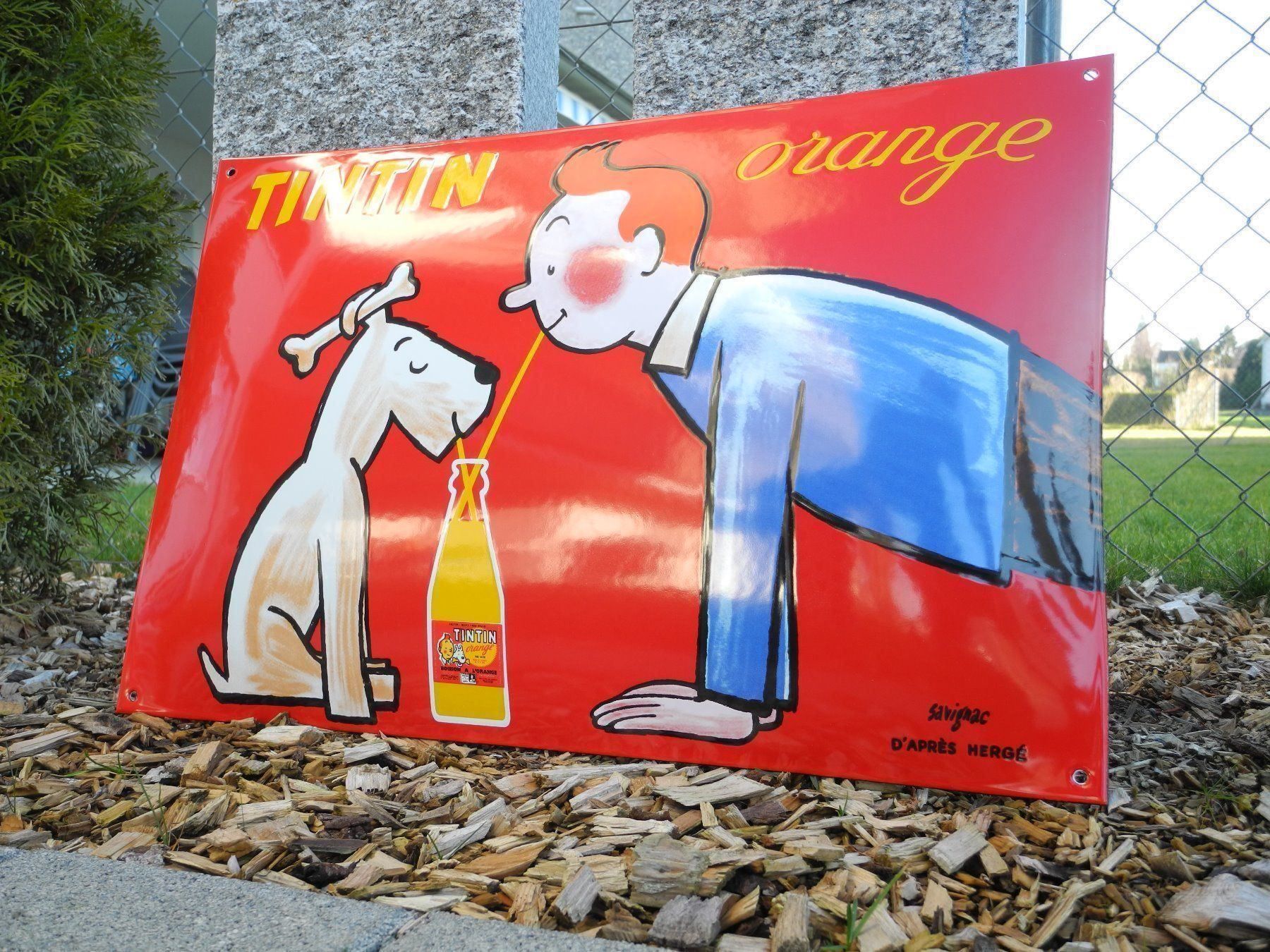 Insegne: TIN TIN EMAILSCHILD – Nuovo (secondo la descrizione) da Reinach AG venduto da Huckleberrysix 4