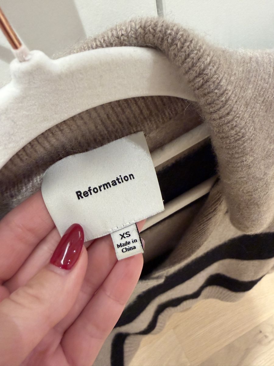 Reformation Maglioni & Felpe: Kaschmir Pullover | Reformation | schwarz-beige – Usato da Wettingen venduto da Lamadeux 1