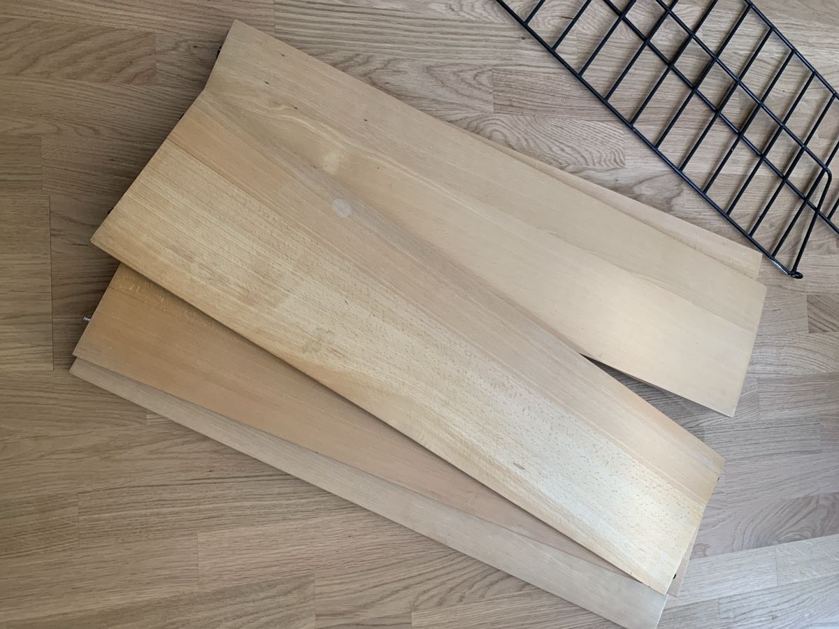 Regale: String Wandregal Gitter mit Eichenplatten Design Vintage – Gebraucht aus Dübendorf von feliiiixx 4