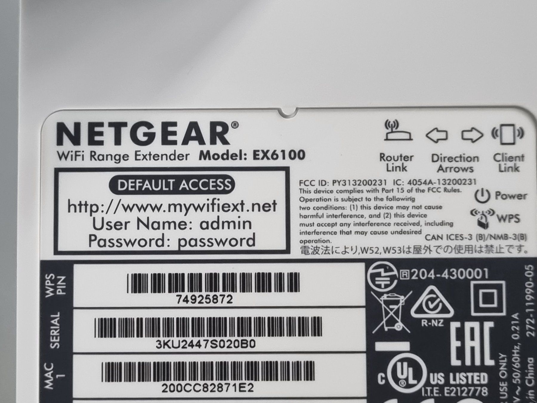 Netgear WiFi: 2 Netgear Wifi Range Extender Model EX6100 d'occasion – Usato da Echandens venduto da Dicot 4