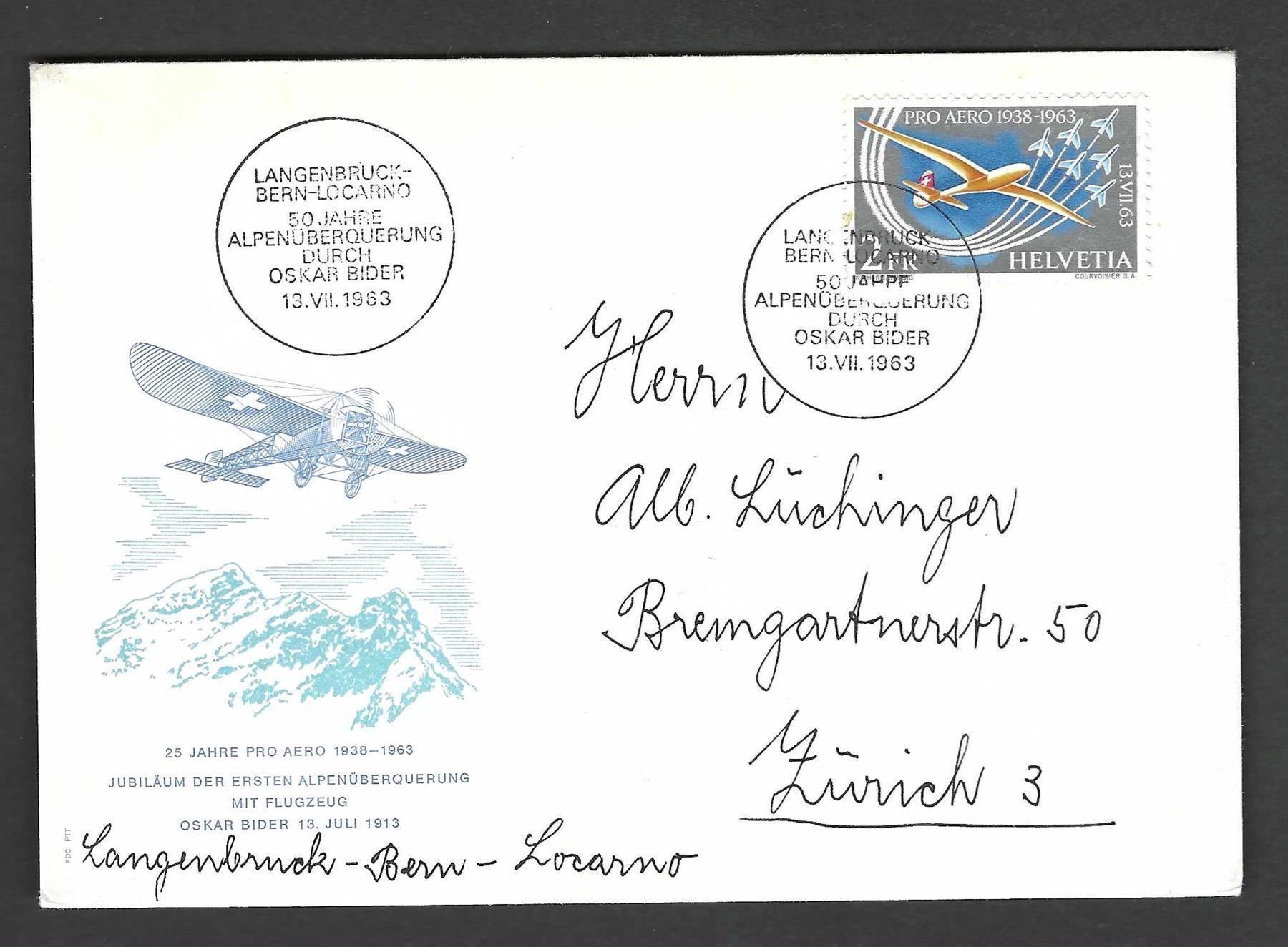 Buste & buste per spedizione: ALPENÜBERQUERUNG 1963 – Usato da Koblenz venduto da Markenhimmel