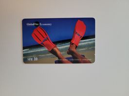 Telefonkarte GlobalOne Economy limited edition summer vacati