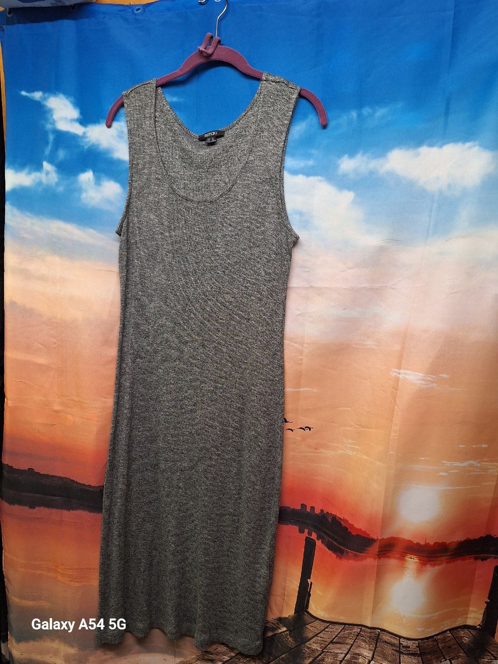 Vestiti: Langes, graues Strickkleid  Grösse L – Usato da Zürich venduto da rotezora67 1
