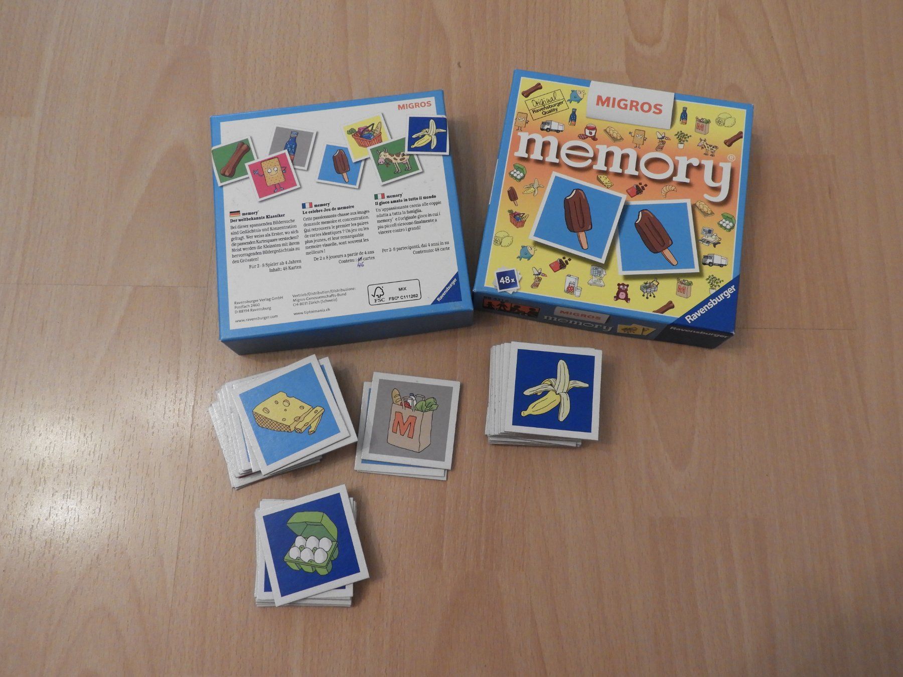 Ravensburger Giochi: Jeu Memory Migros Ravensburger d'occasion – Usato da Dombresson venduto da sev_bsb8 2