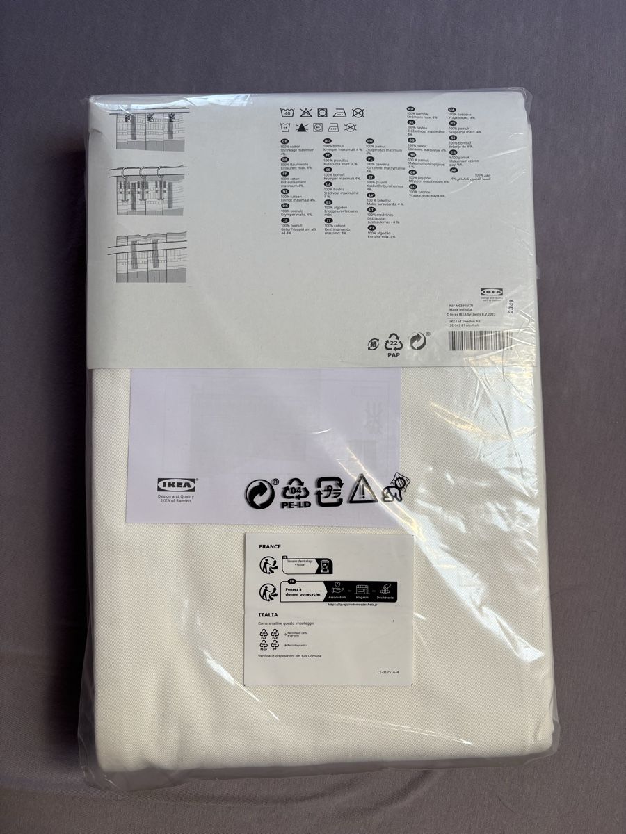 Vorhänge: IKEA MERETE Vorhänge 145x300 cm 2er Pack neu – Neu und originalverpackt aus Bäretswil von sha_t5rq 2