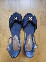 Tom Tailor Espadrille Wedge Sandals - EU 36 - Navy Blue